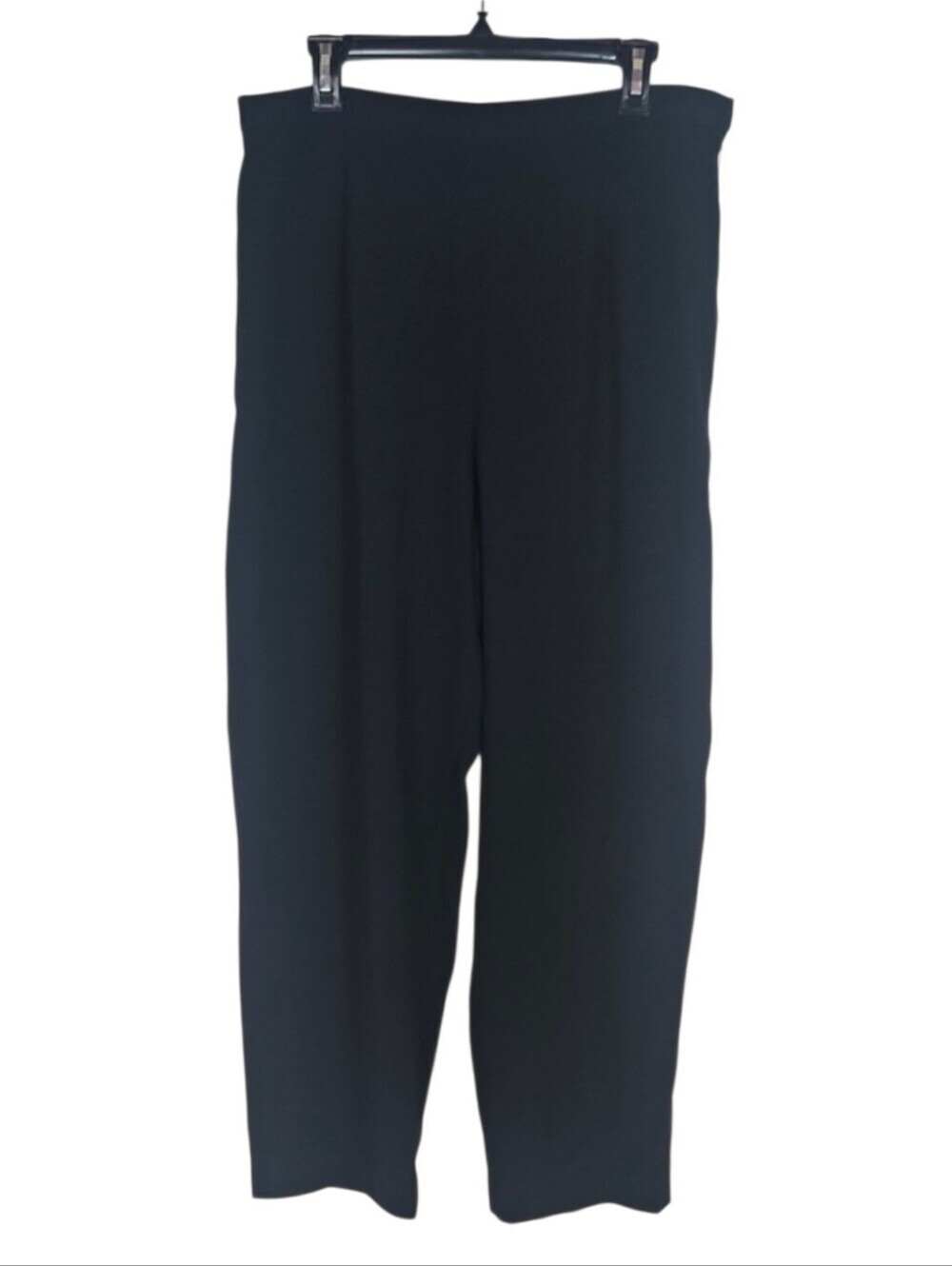 Talbots Women's Size 14 Black Straight Leg Dress Pants Trousers Work Officewear
